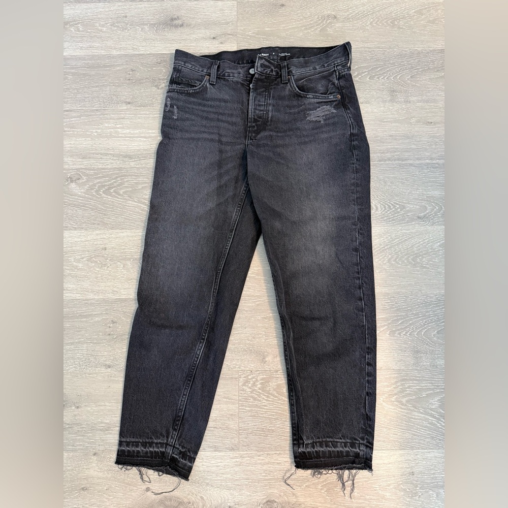 Old Navy Charcoal High-Rise Jeans